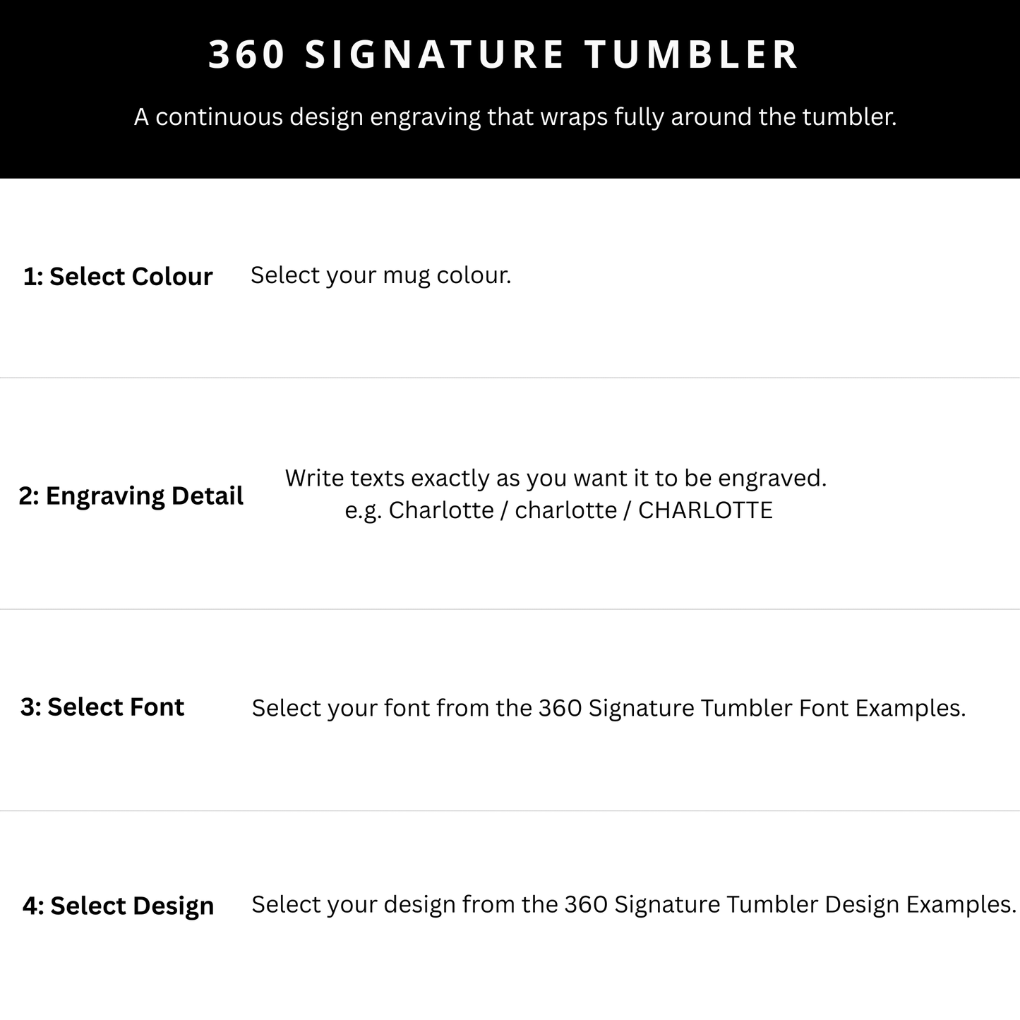 360 Signature Tumbler